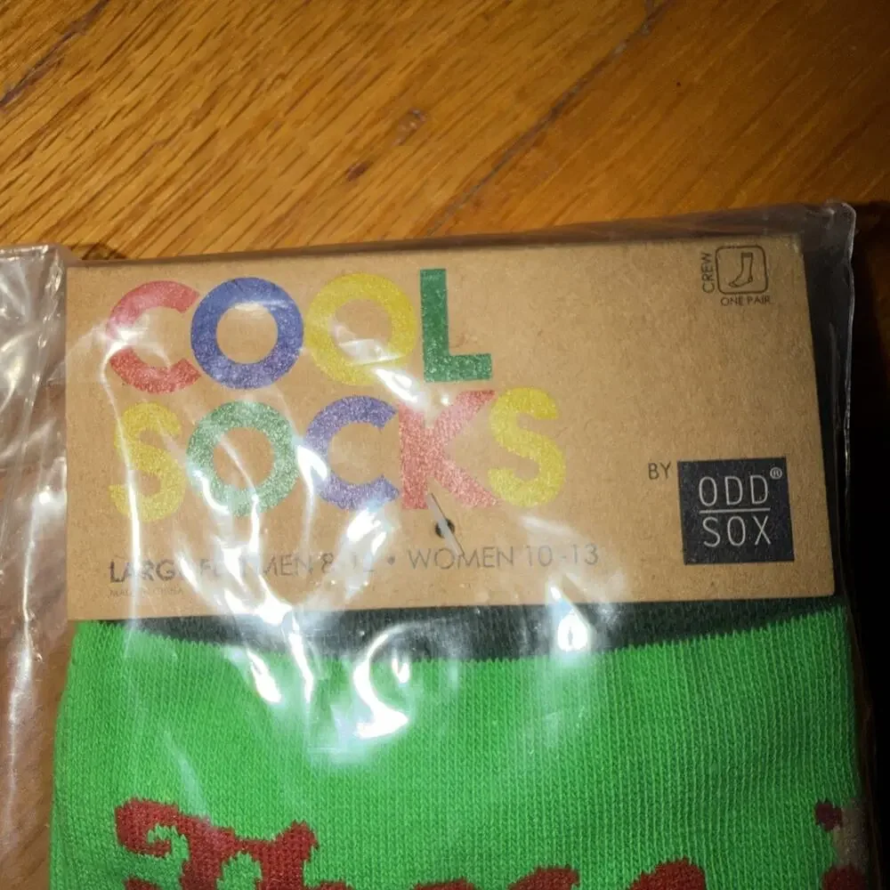 Cool Socks Fun Sports Print Novelty Crew Socks for Men These Are My Golf Socks